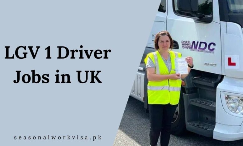 LGV 1 Driver Jobs in UK