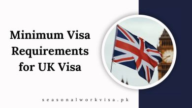 Minimum Visa Requirements for UK Visa