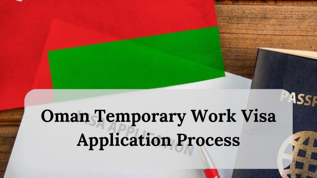 Oman Temporary Work Visa 2025 - Application Process 2 Oman Temporary Work Visa  Application Process