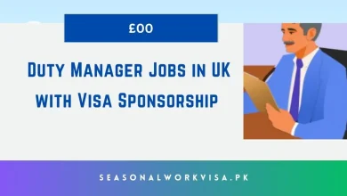 Duty Manager Jobs in UK with Visa Sponsorship 