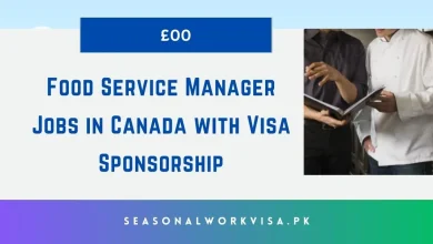 Food Service Manager Jobs in Canada with Visa Sponsorship