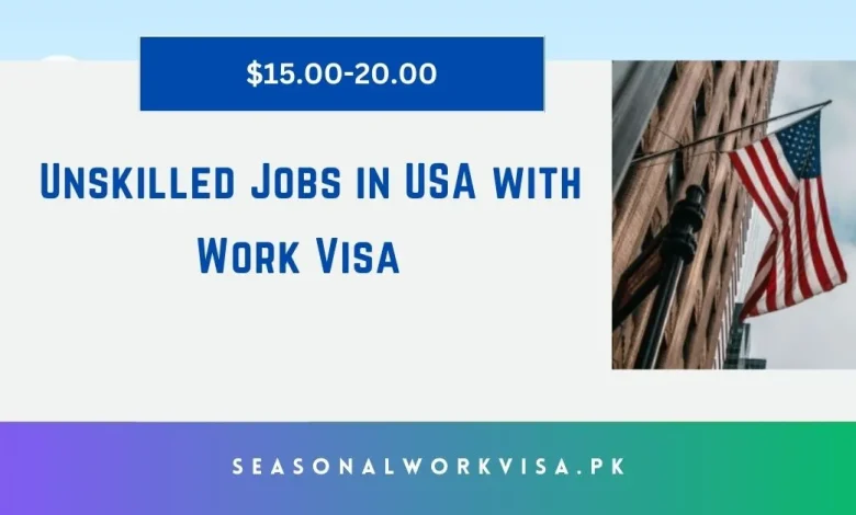 Unskilled Jobs in USA