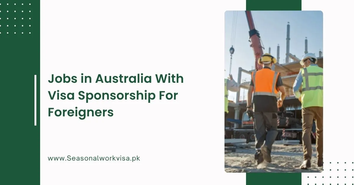 Jobs in Australia With Visa Sponsorship For Foreigners 1 Jobs in Australia