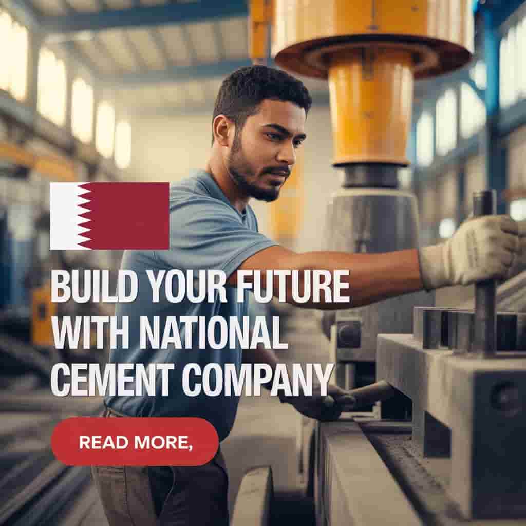 National Cement Company Jobs in Qatar 2025 - Visit Here 2 National Cement Company Jobs in Qatar
