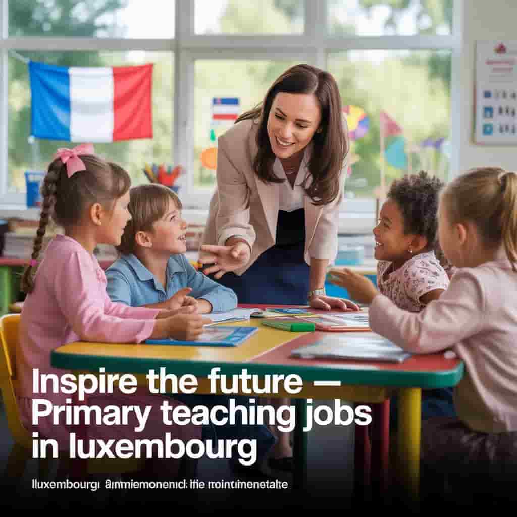 Primary Teaching Jobs in Luxembourg with Visa Sponsorship 2 Primary Teaching Jobs in Luxembourg