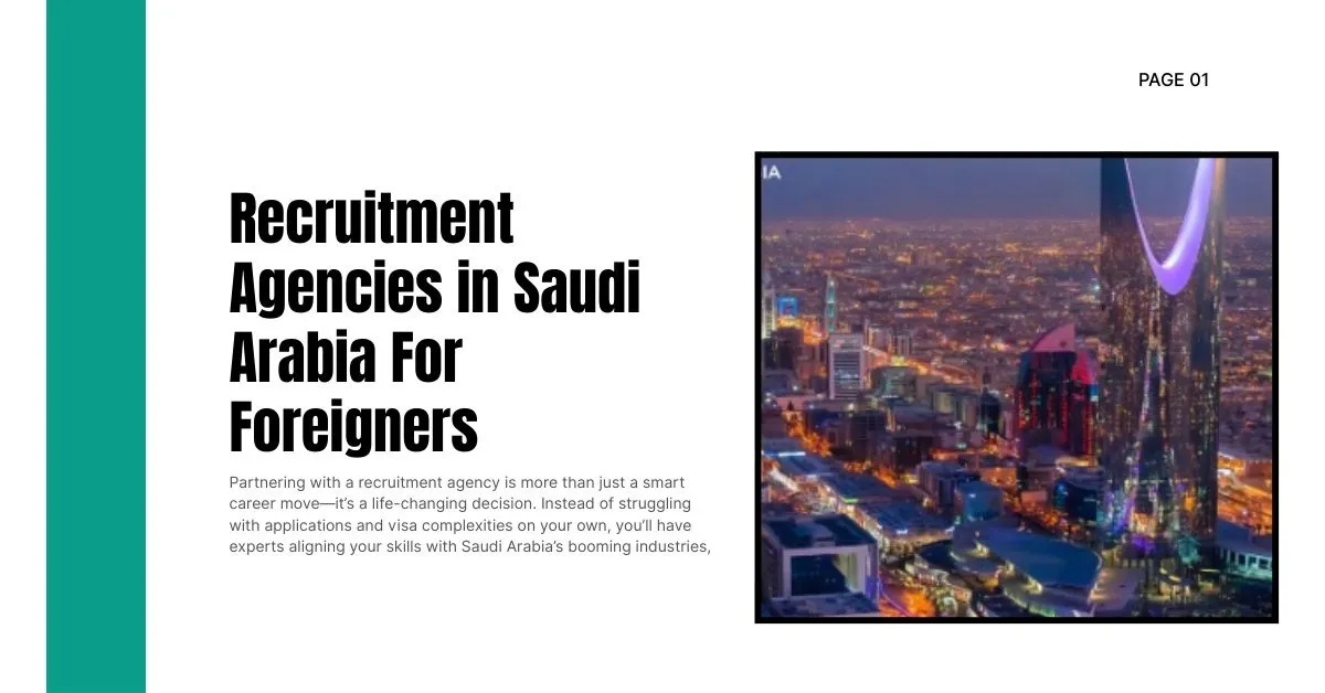Recruitment Agencies in Saudi Arabia For Foreigners 1 Recruitment Agencies in Saudi Arabia