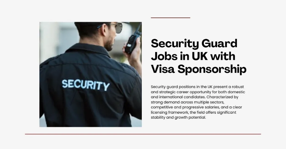 Security Guard Jobs in UK