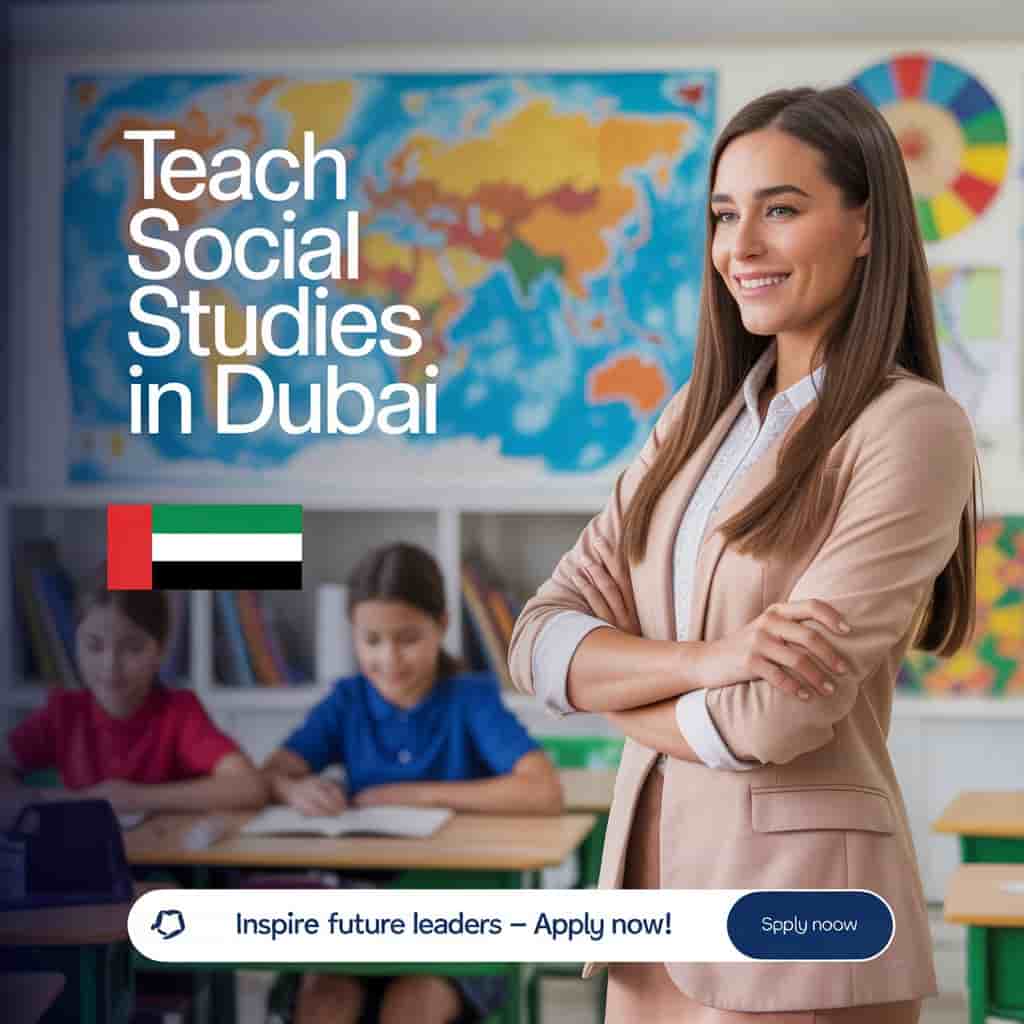 Social Studies Teacher Jobs in Dubai 2025 - Enroll Now 2 Social Studies Teacher Jobs in Dubai