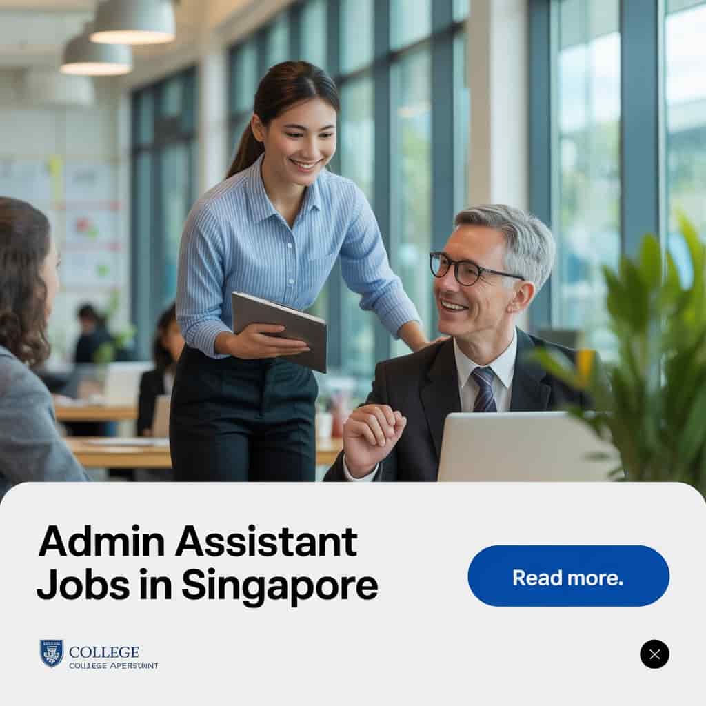 Admin Assistant Jobs in Singapore with Visa Sponsorship 2025 2 Admin Assistant Jobs in Singapore