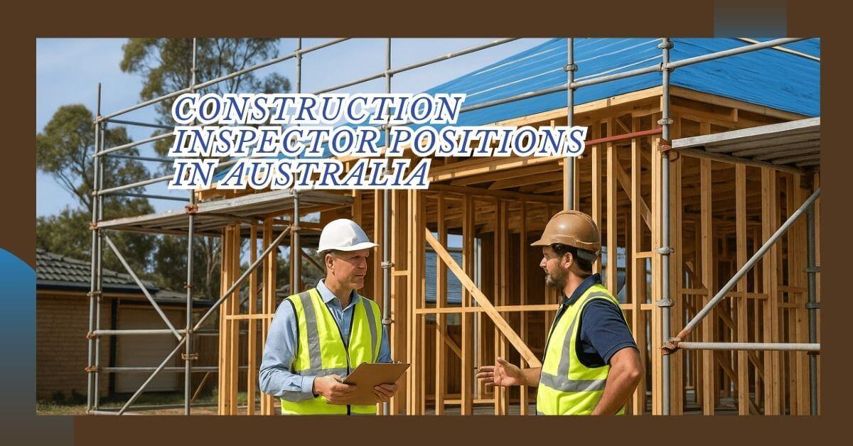 Construction Inspector Positions In Australia 2025 1 Construction Inspector Positions In Australia