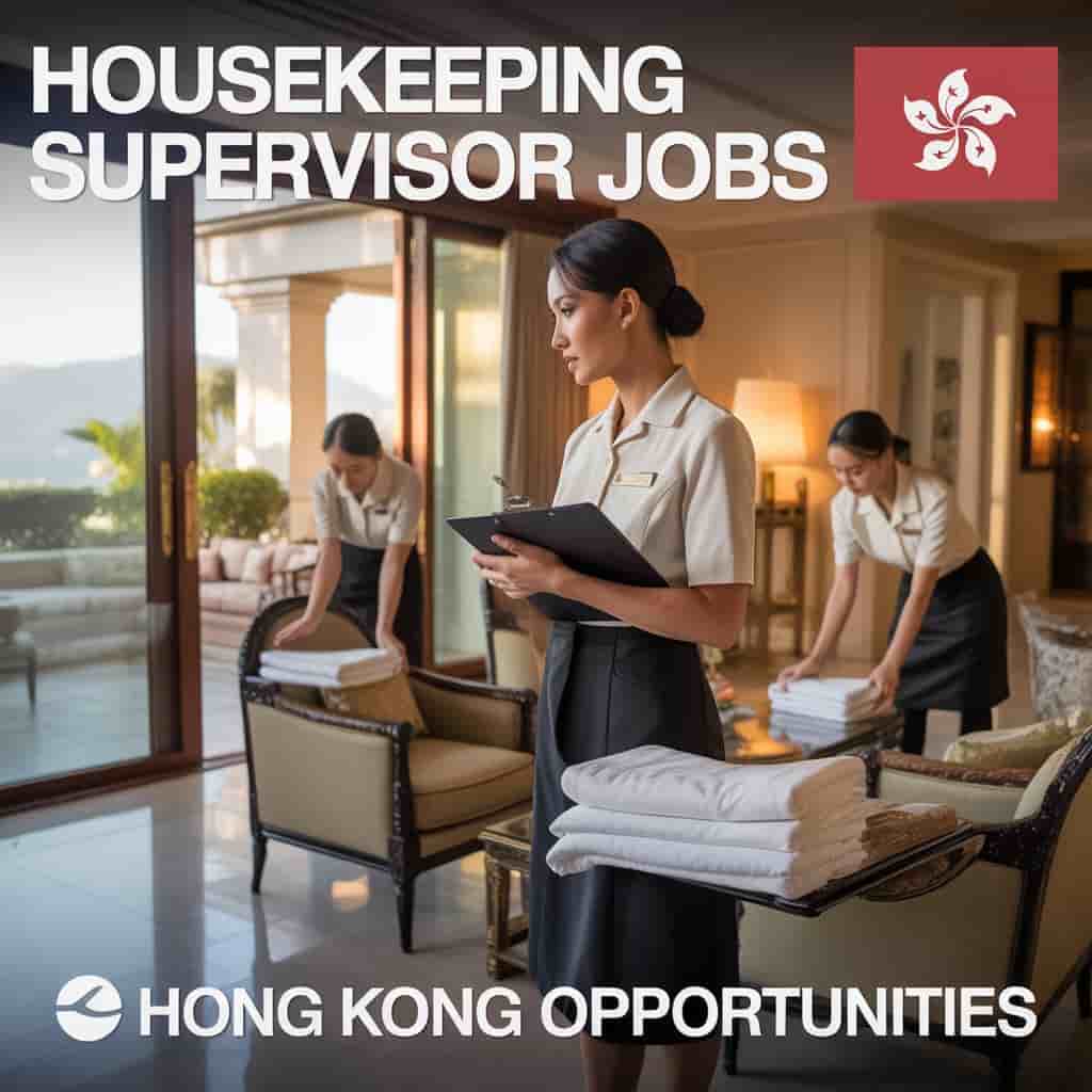 Housekeeping Supervisor Jobs in Hong Kong with Visa 2025 2 Housekeeping Supervisor Jobs in Hong Kong