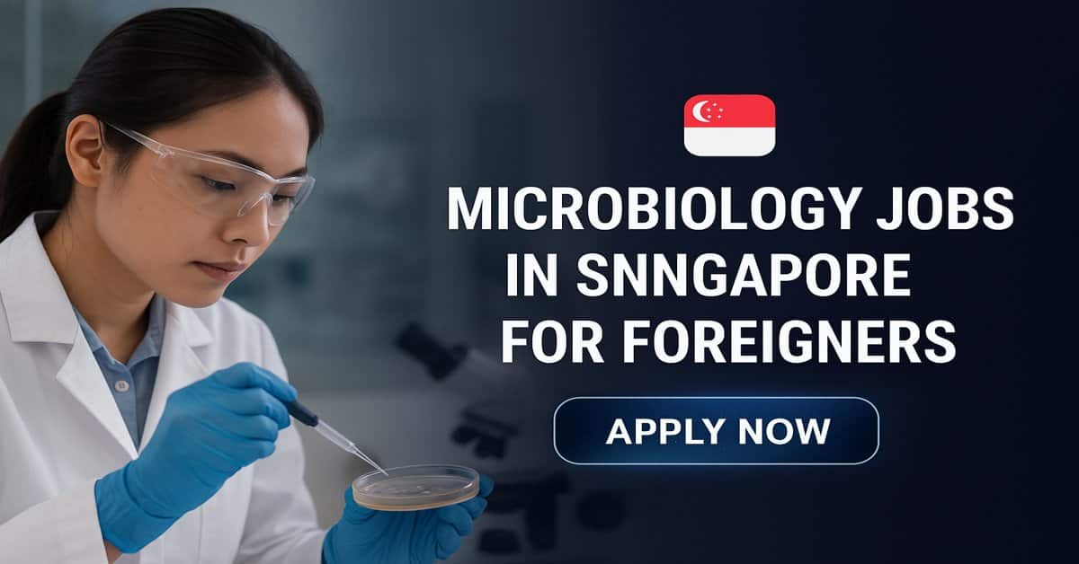 Microbiology Jobs in Singapore for Foreigners 2025 1 Microbiology Jobs in Singapore for Foreigners