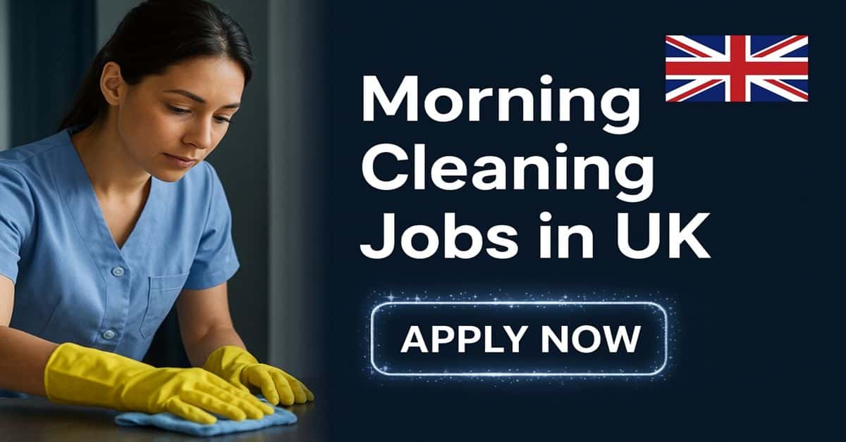 Morning Cleaning Jobs in UK 2025 1 Morning Cleaning Jobs in UK