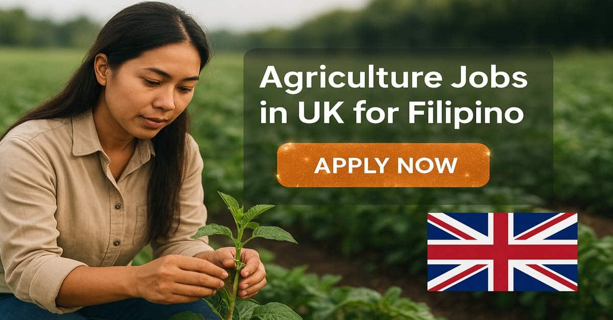 Agriculture Jobs in UK for Filipino 2026 6 Agriculture Jobs in UK for Filipino