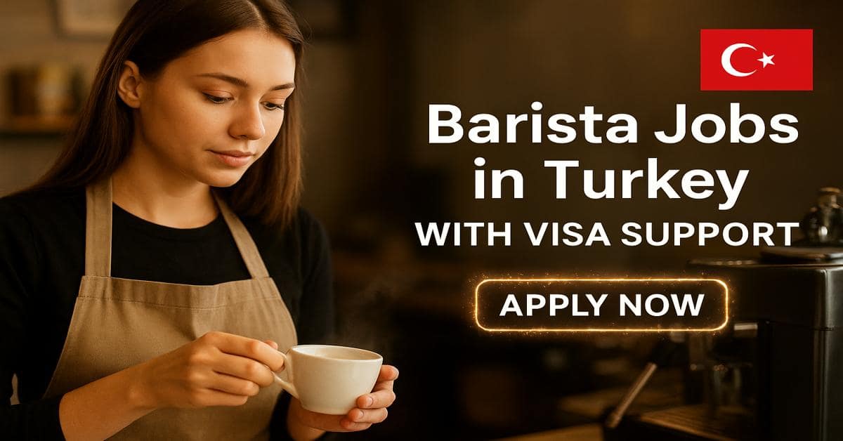 Barista Jobs in Turkey with Visa Support