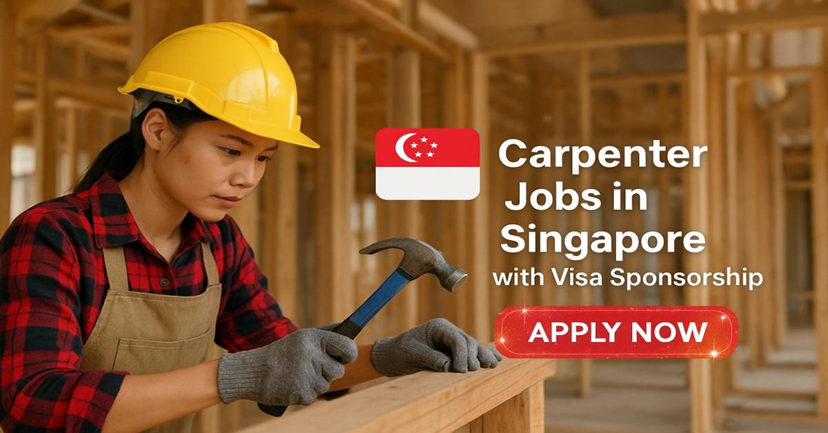 Carpenter Jobs in Singapore with Visa Sponsorship 2025 4 Carpenter Jobs in Singapore with Visa Sponsorship