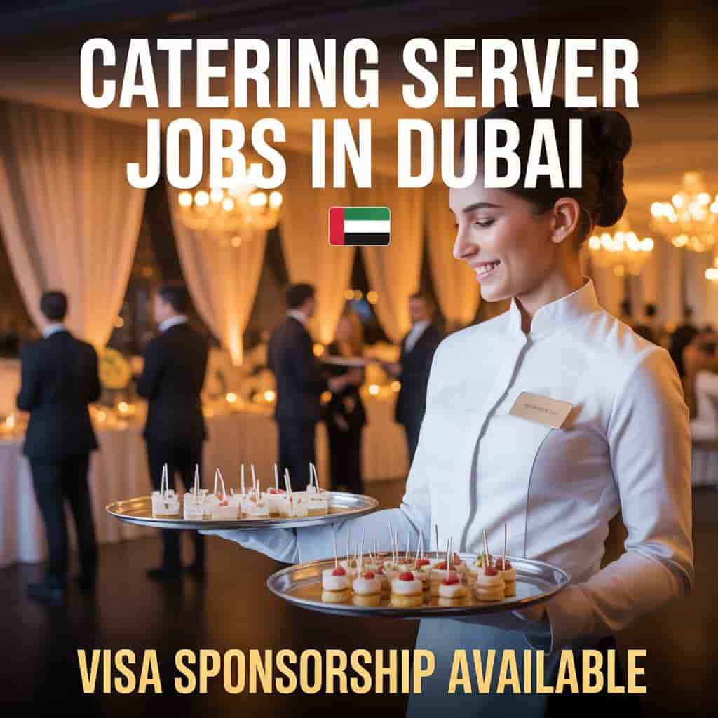 Catering Server Jobs in Dubai with Visa Sponsorship 2026 2 Catering Server Jobs in Dubai