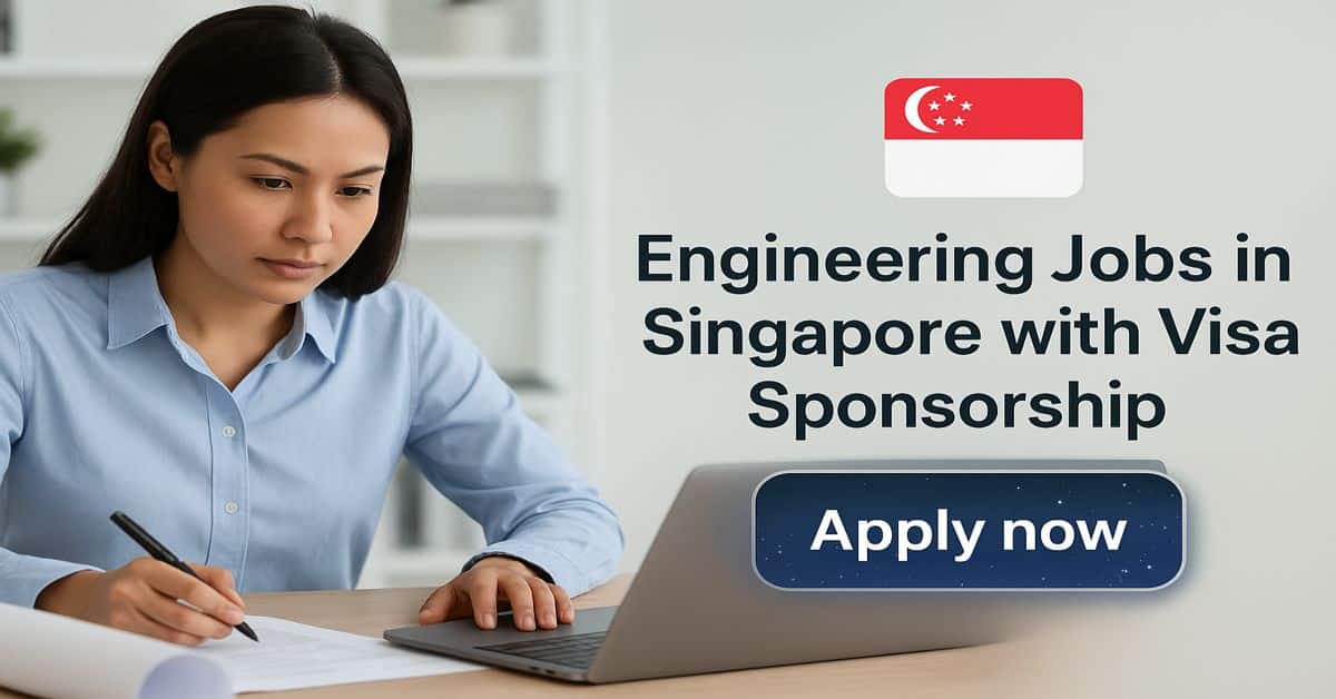 Engineering Jobs in Singapore with Visa Sponsorship 2026 4 Engineering Jobs in Singapore with Visa Sponsorship