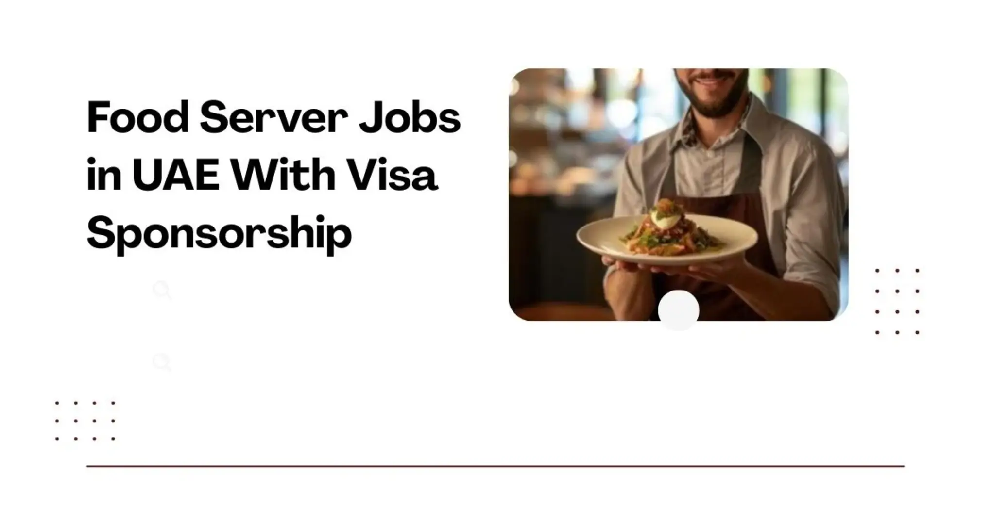Food Server Jobs in UAE