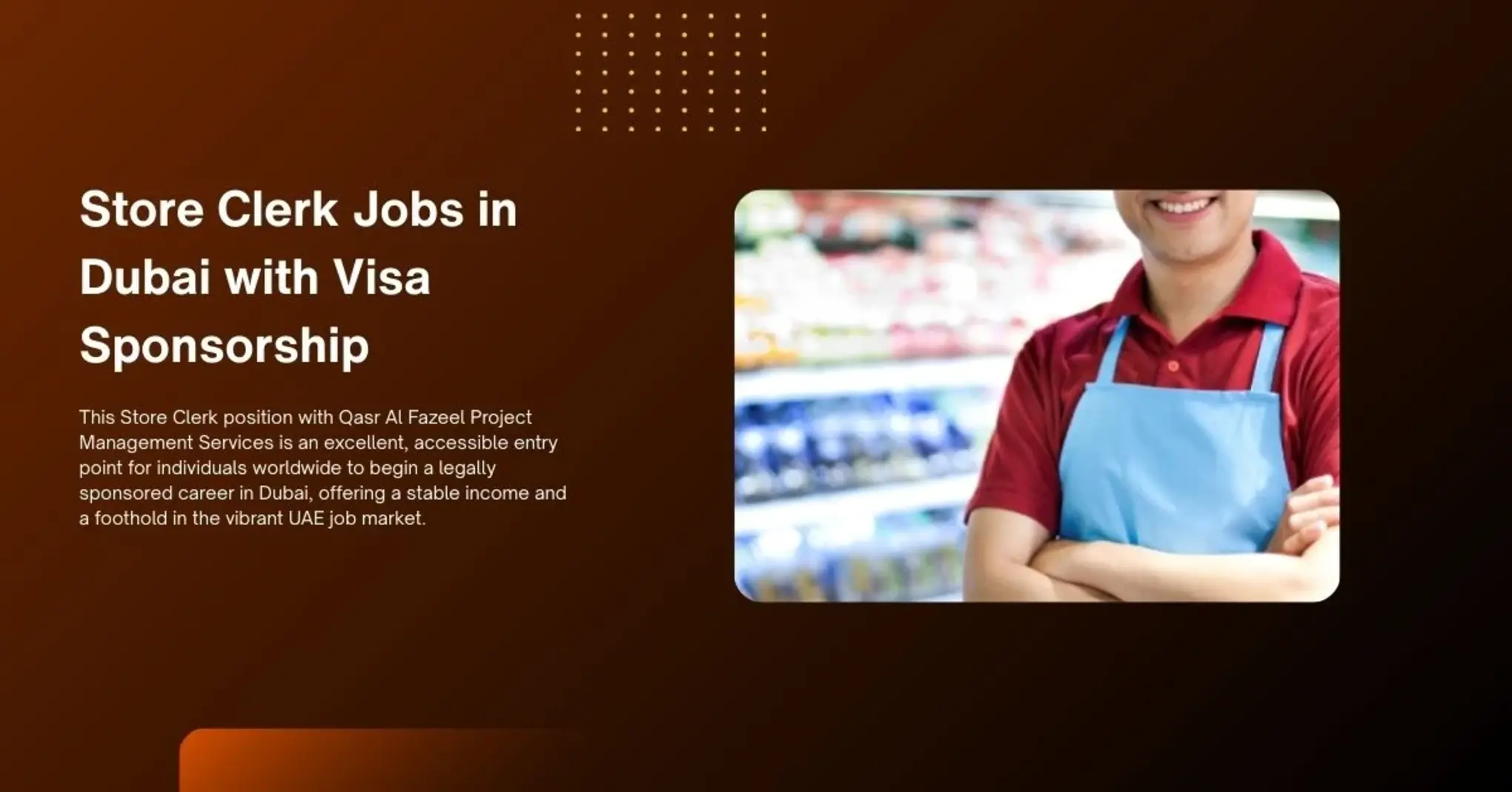 Store Clerk Jobs in Dubai