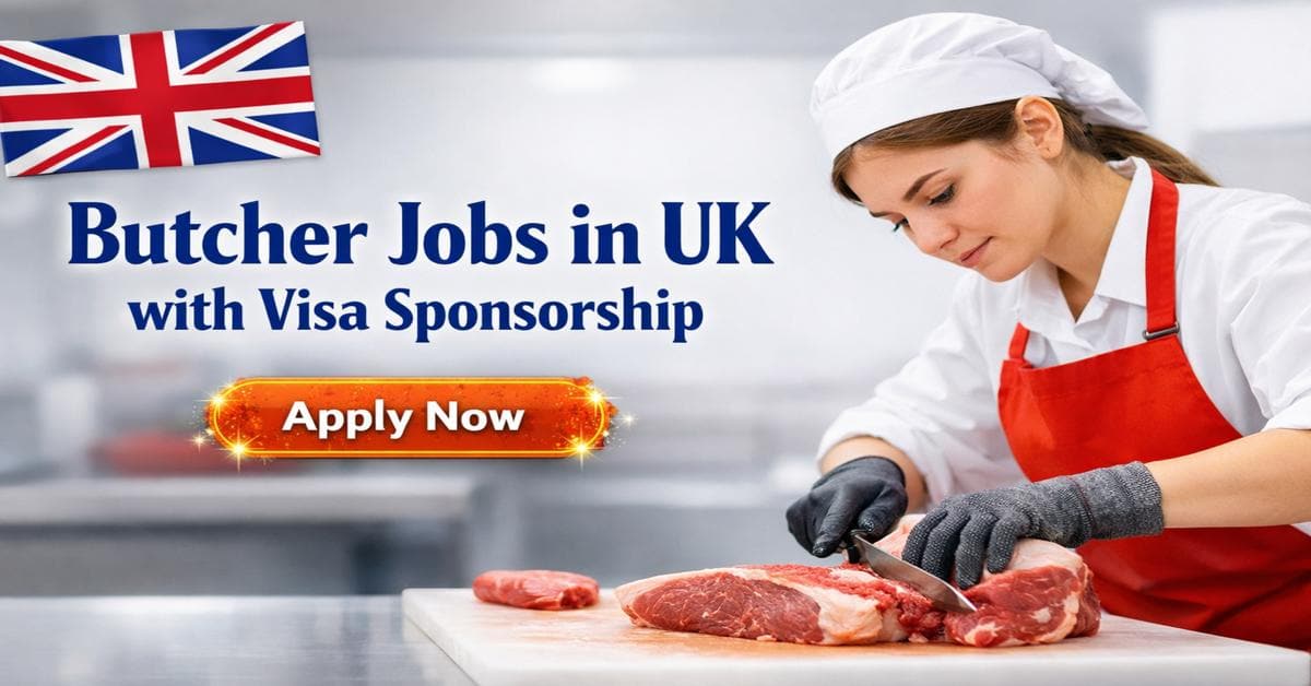 Butcher Jobs in UK with Visa Sponsorship