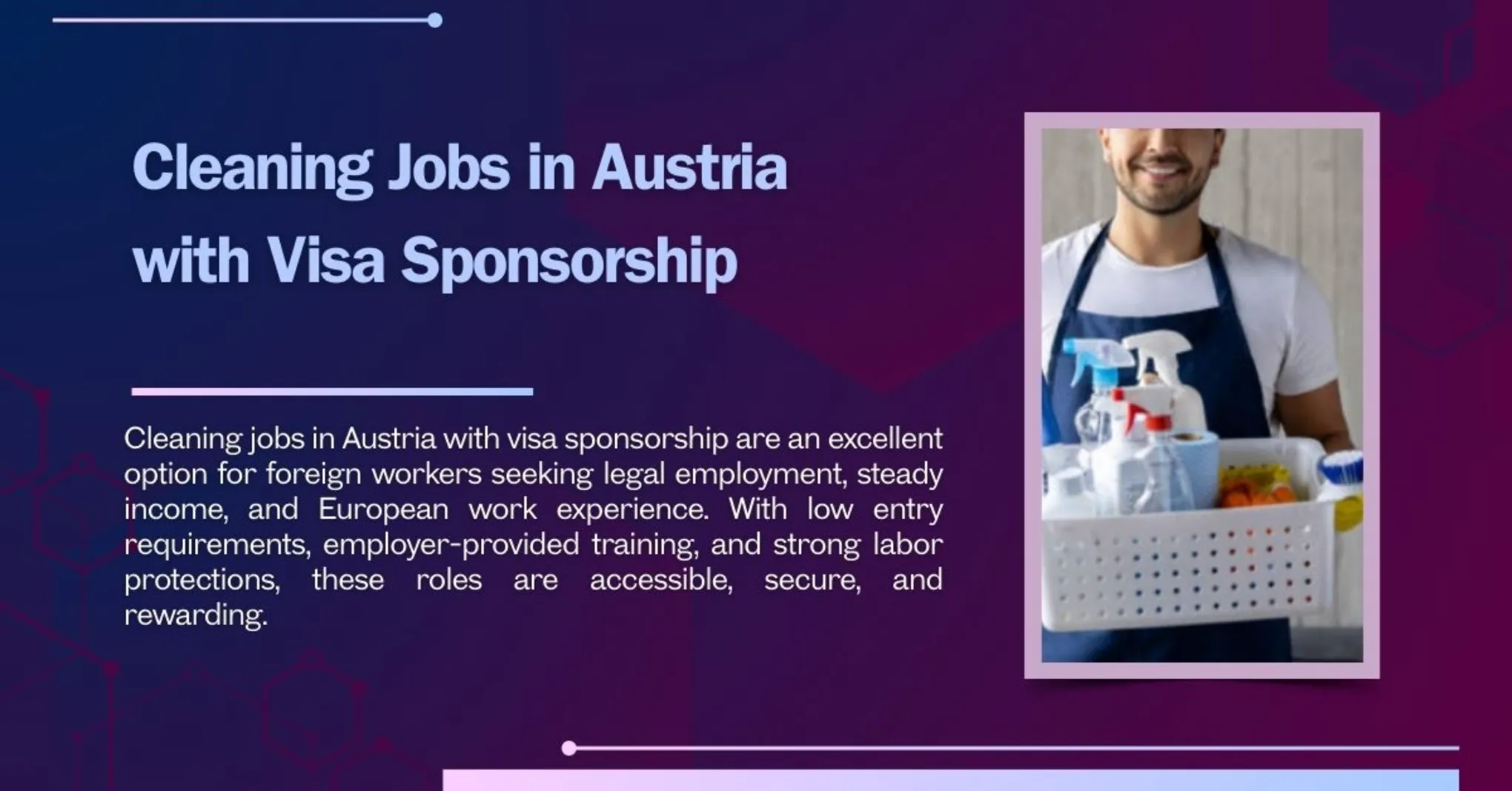 Cleaning Jobs in Austria with Visa Sponsorship 2026 1 Cleaning Jobs in Austria