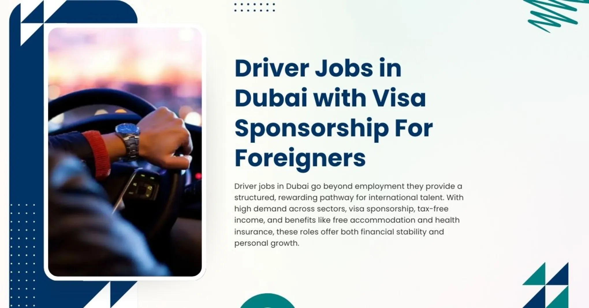 Driver Jobs in Dubai