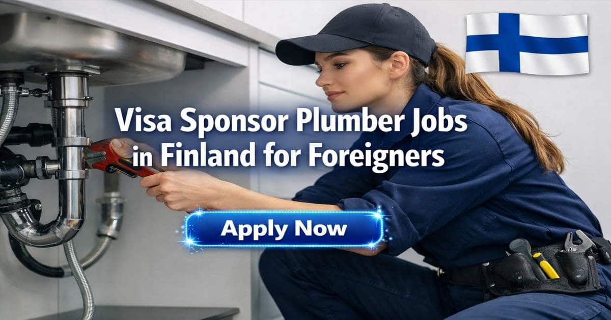 Visa Sponsor Plumber Jobs in Finland for Foreigners