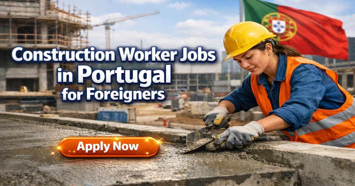 Construction Worker Jobs in Portugal for Foreigners