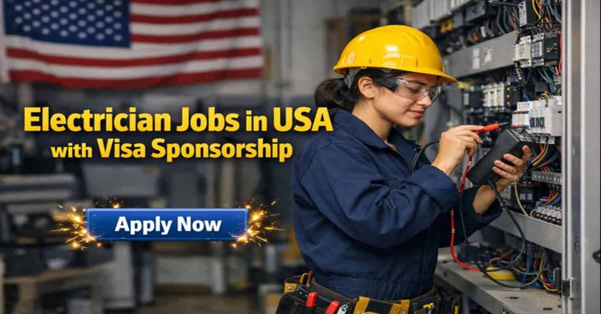 Electrician Jobs in USA with Visa Sponsorship
