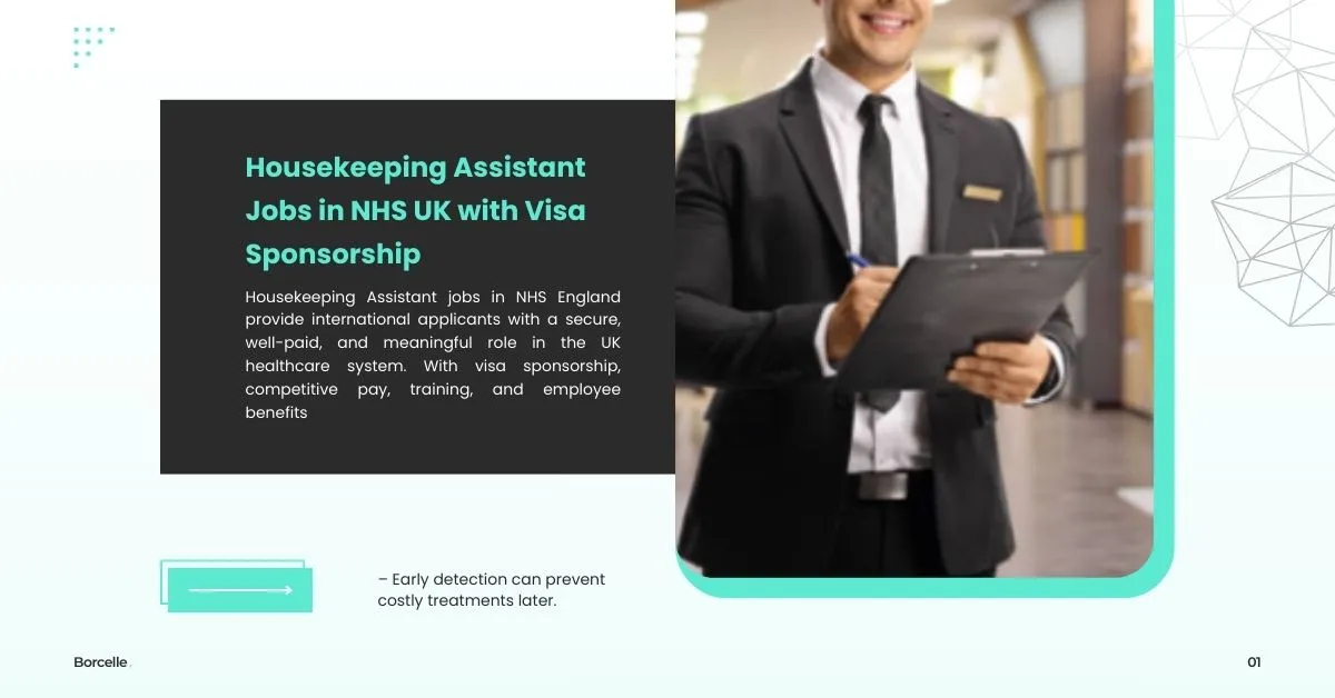 Housekeeping Assistant Jobs in NHS UK with Visa Sponsorship 1 Housekeeping Assistant Jobs in NHS UK