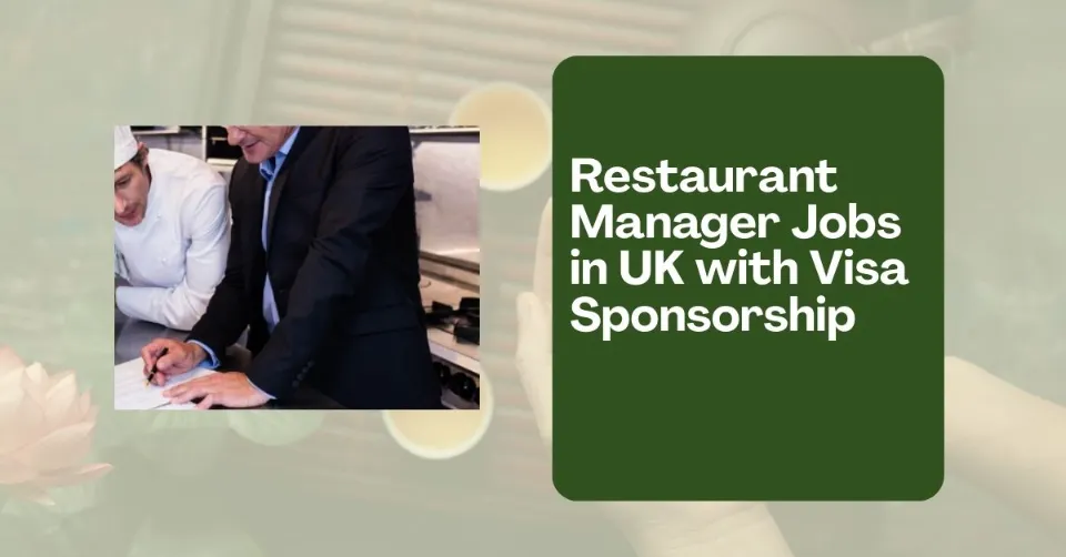 Restaurant Manager Jobs in UK
