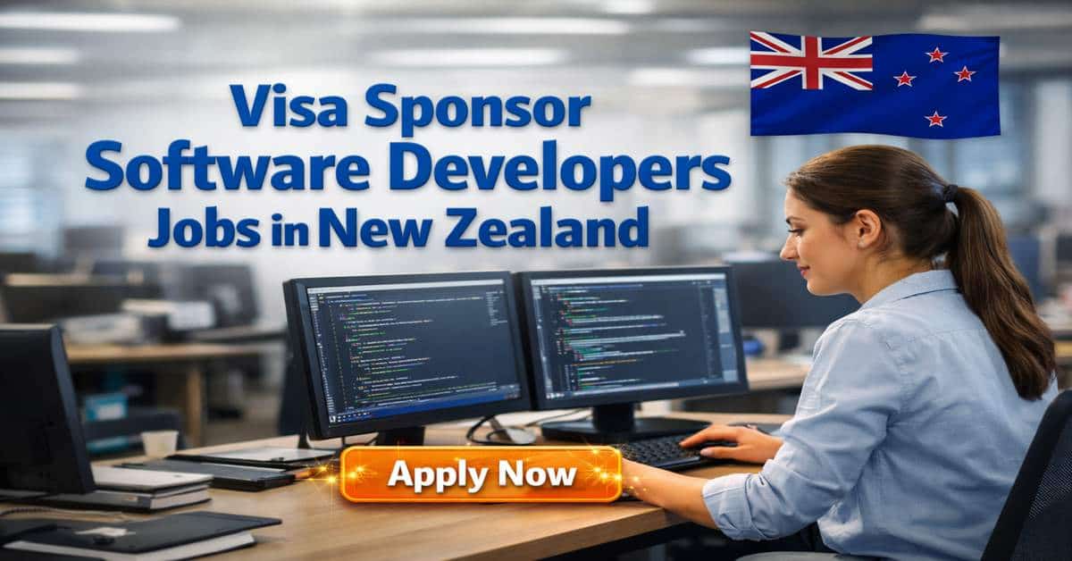 Visa Sponsor Software Developers Jobs in New Zealand