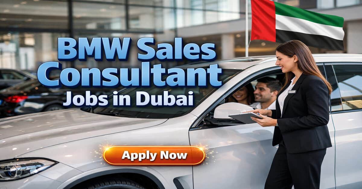 BMW Sales Consultant Jobs in Dubai