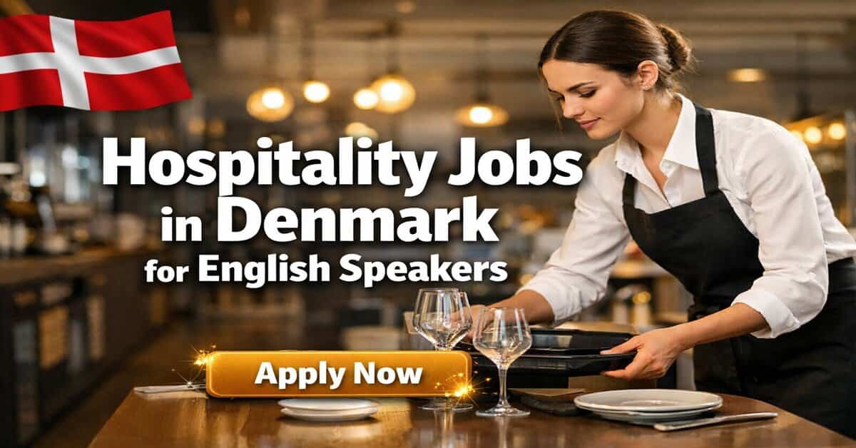 Hospitality Jobs in Denmark for English Speakers