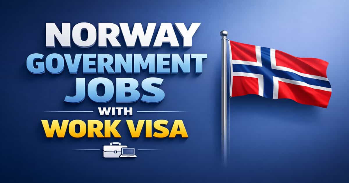 Norway Government Jobs with Work VISA