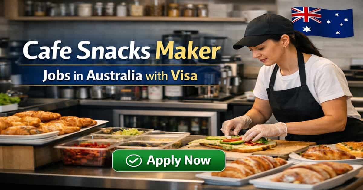 Cafe Snacks Maker Jobs in Australia with Visa