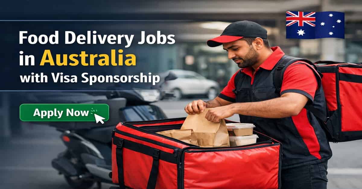 Food Delivery Jobs in Australia with Visa Sponsorship