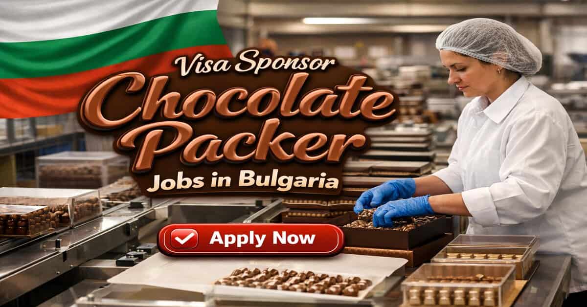 Visa Sponsor Chocolate Packer Jobs in Bulgaria