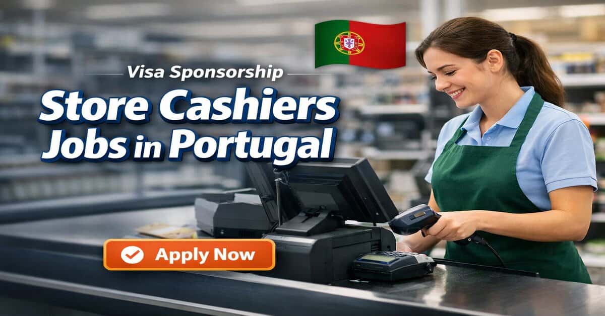 Visa Sponsorship Store Cashiers Jobs in Portugal