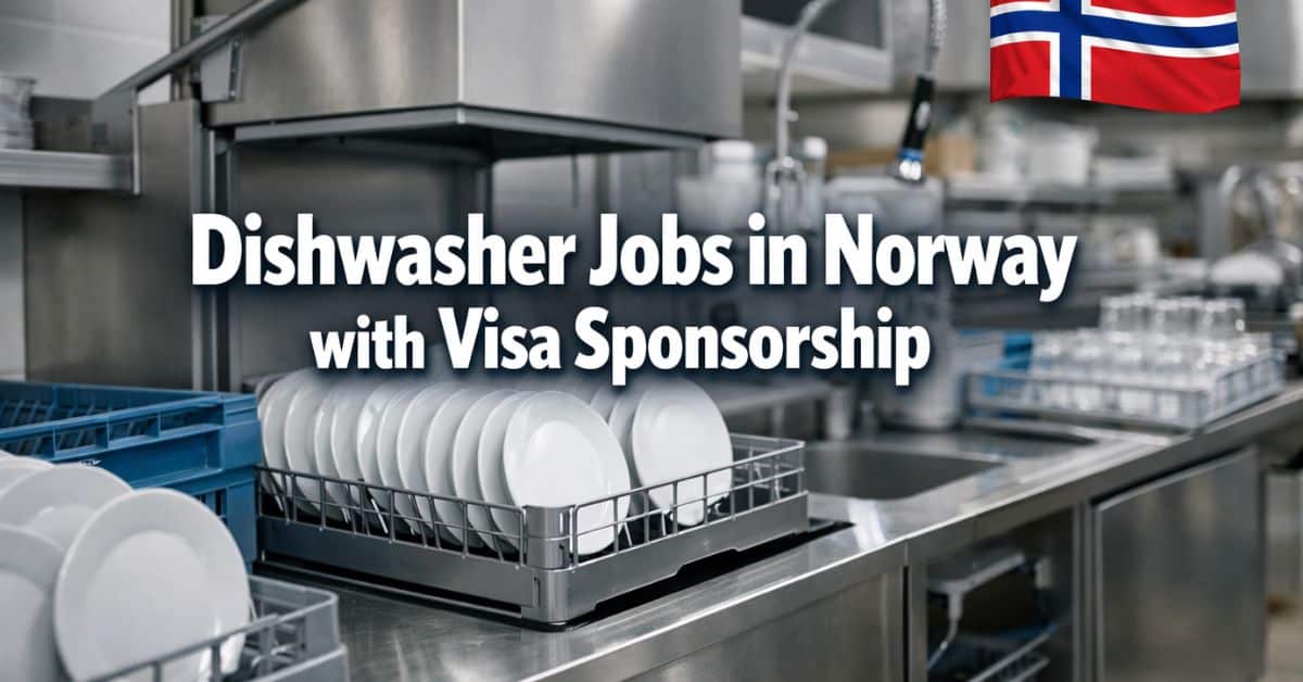 Dishwasher Jobs in Norway with Visa Sponsorship