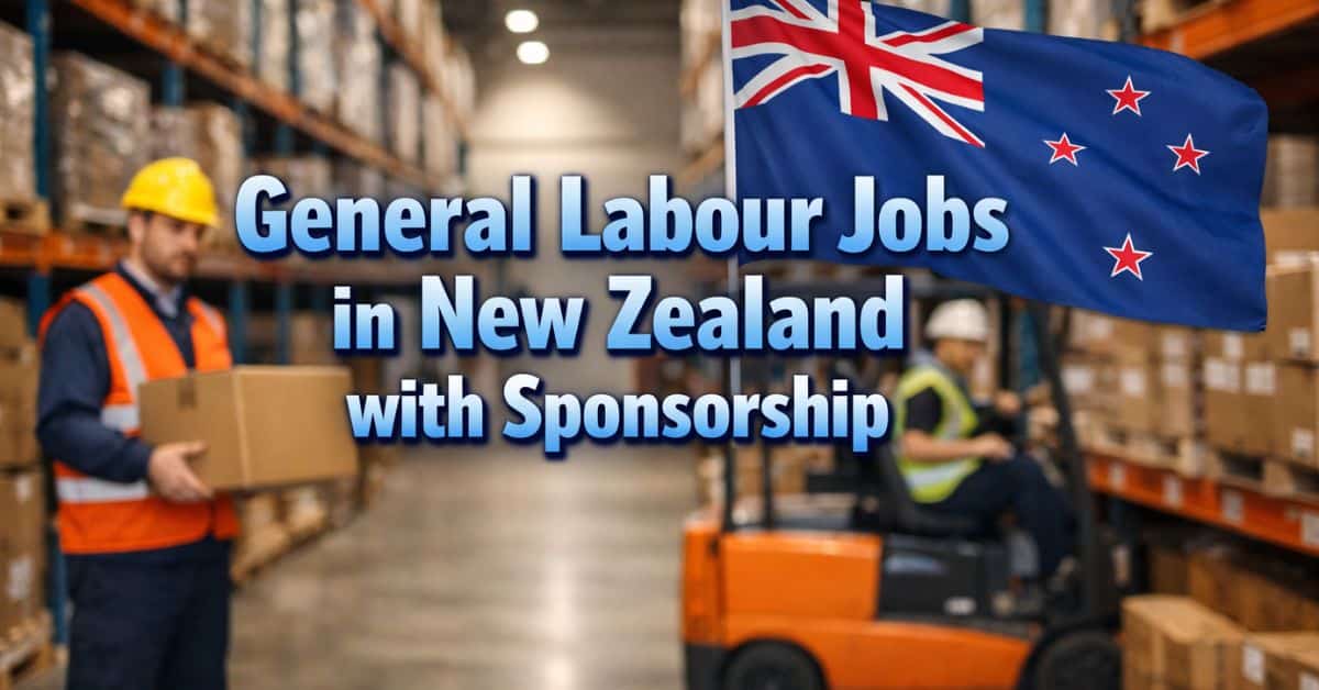 General Labour Jobs in New Zealand with Sponsorship