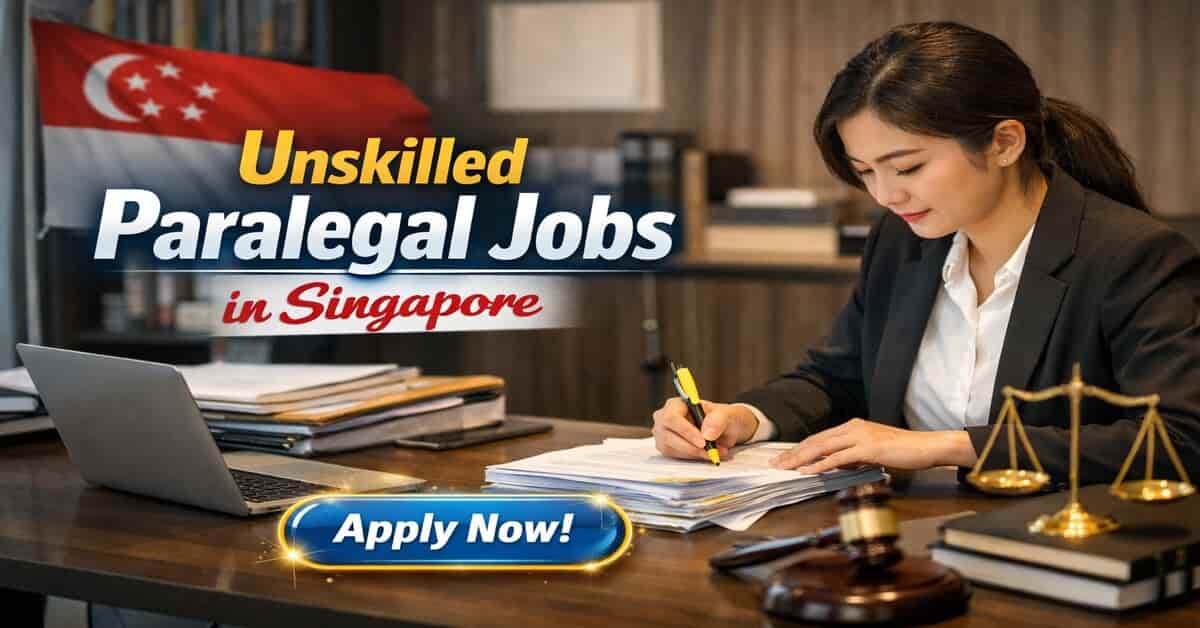 Unskilled Paralegal Jobs in Singapore