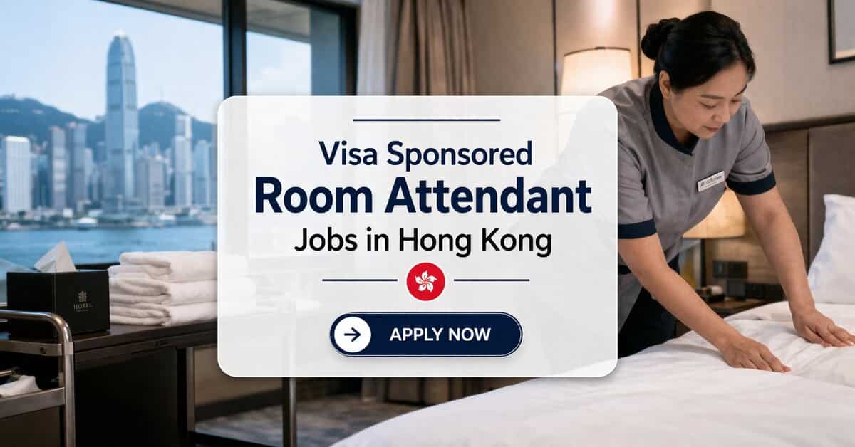 Visa Sponsored Room Attendant Jobs in Hong Kong