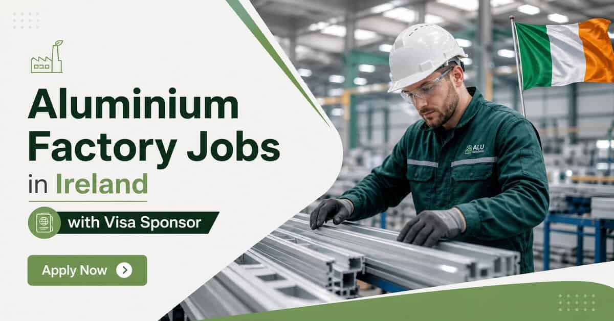 Aluminium Factory Jobs in Ireland with Visa Sponsor