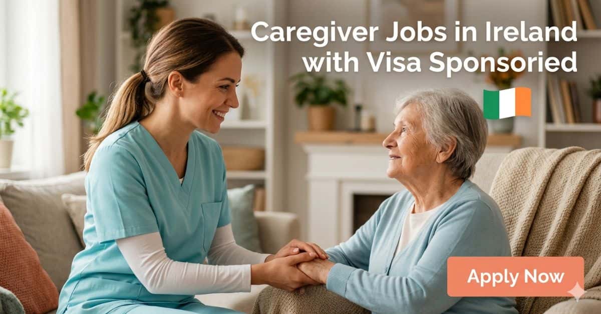 Caregiver Jobs in Ireland with Visa Sponsored