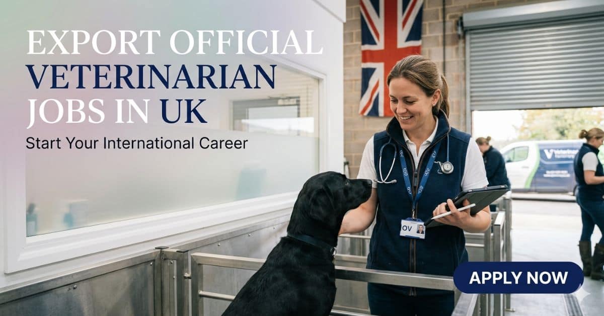 Export Official Veterinarian Jobs in UK