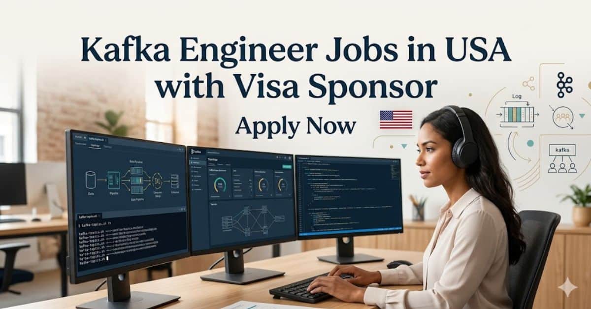 Kafka Engineer Jobs in USA with Visa Sponsor
