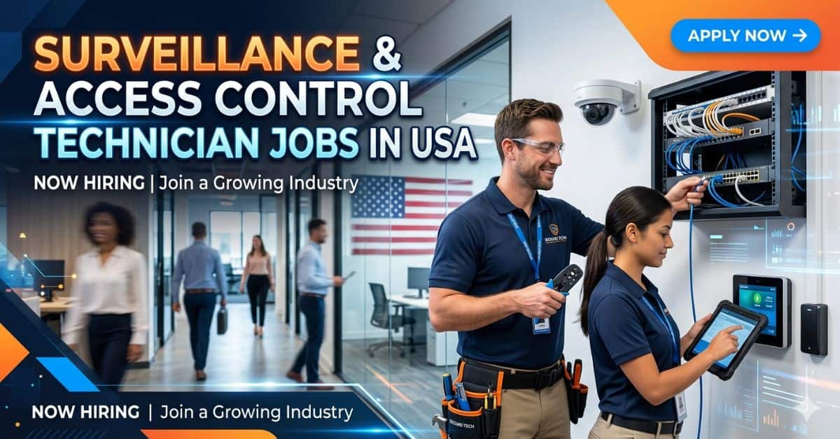 Surveillance & Access Control Technician Jobs in USA