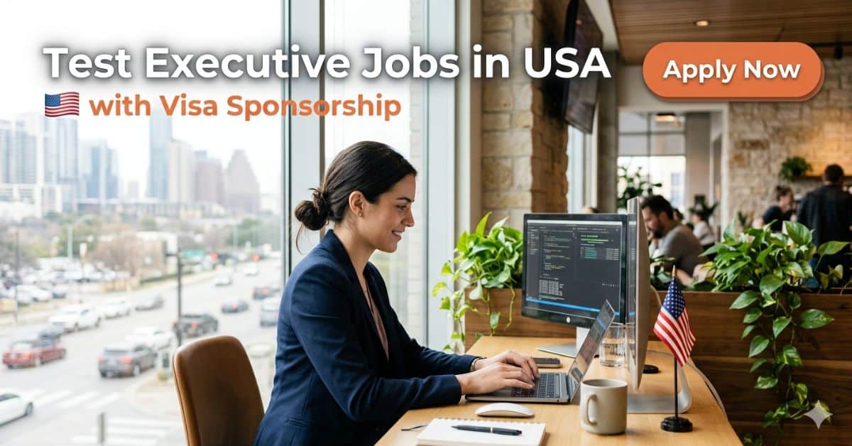 Test Executive Jobs in USA with Visa Sponsorship